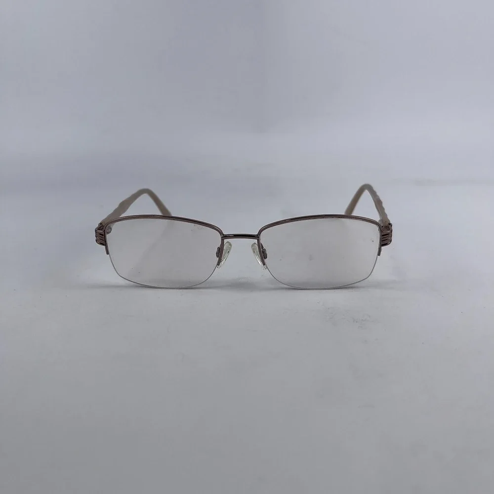 Sophia Loren's Zyloware 097 Women's Eyeglasses Frame Brown Half‎ Rim 54-17 mm